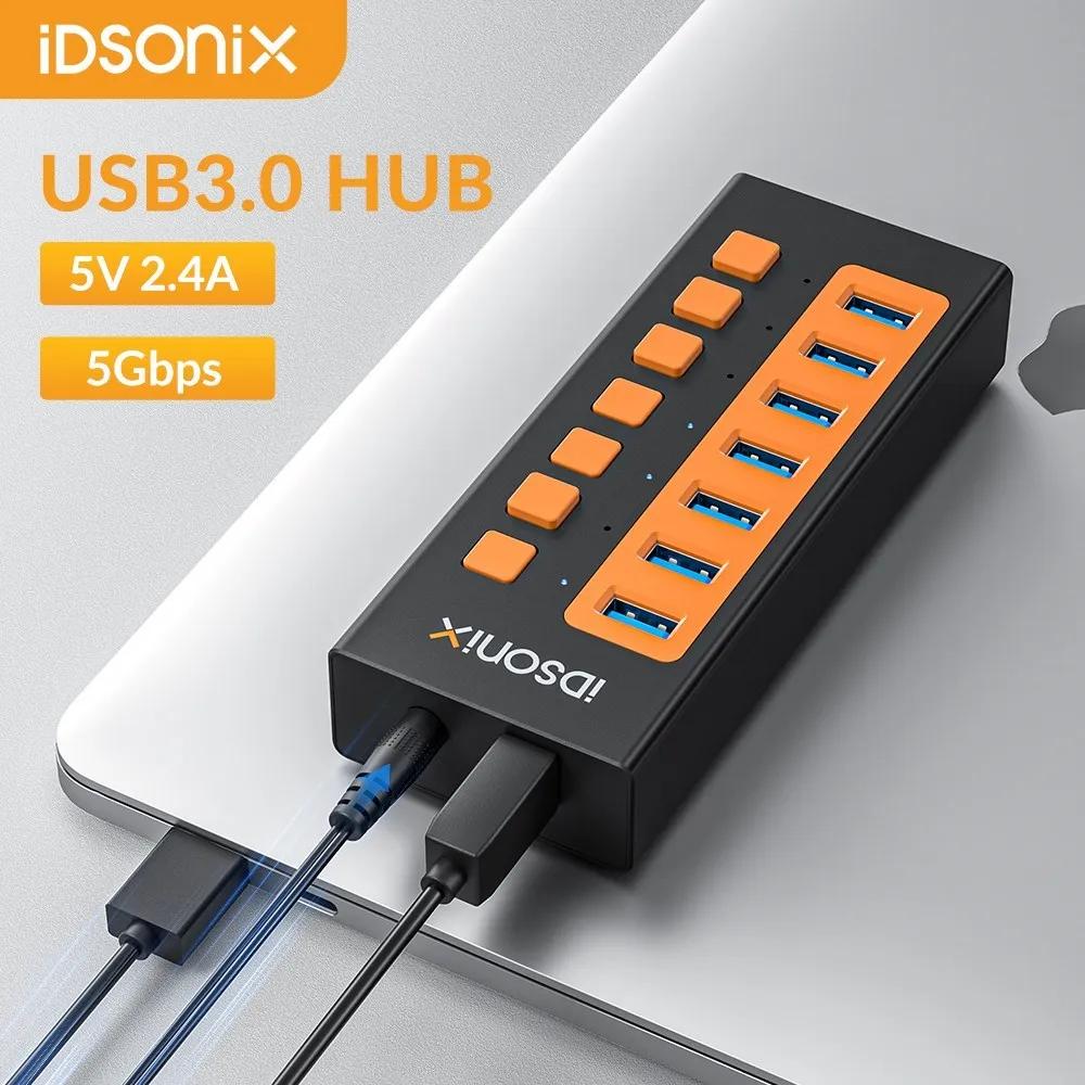 IDsonix ƮϿ USB 3.0 ,   ON/OFF USB й  , CŸ ŷ ̼, 7/10/16 Ʈ, 5Gbps